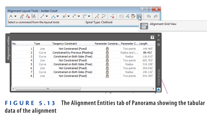 Edit Alignment Geometry Ch-5 Es. Exercises - CivilDesigns