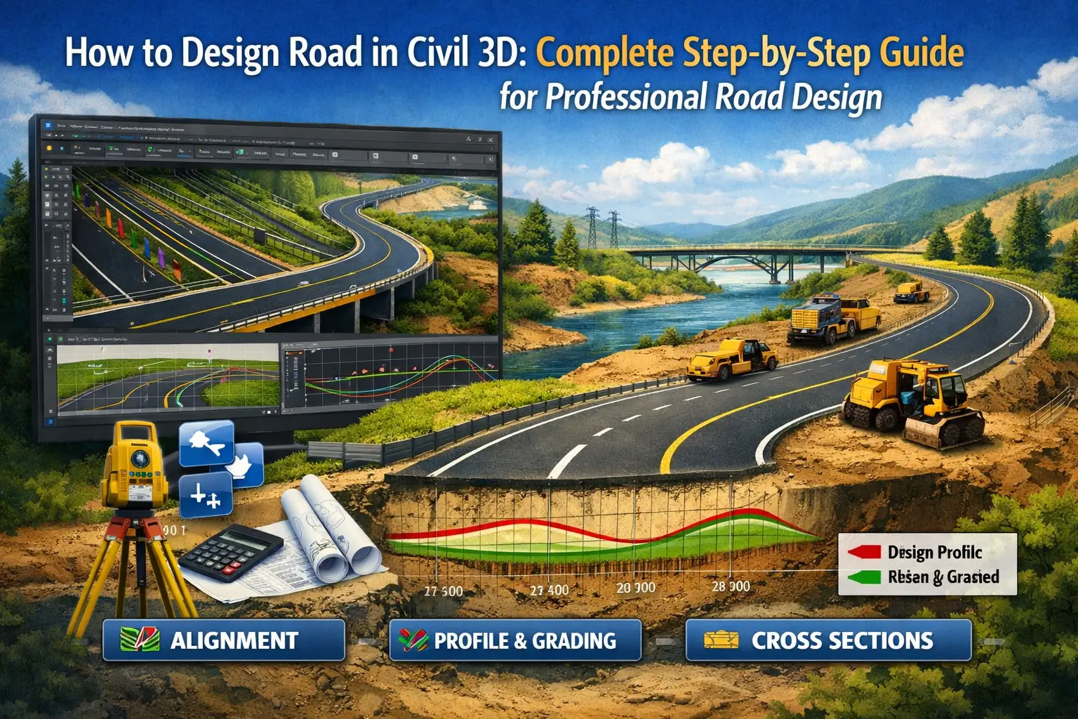 How to Design Road in Civil 3D: Complete Step-by-Step Guide for Professional Road Design How to Design Road in Civil 3D