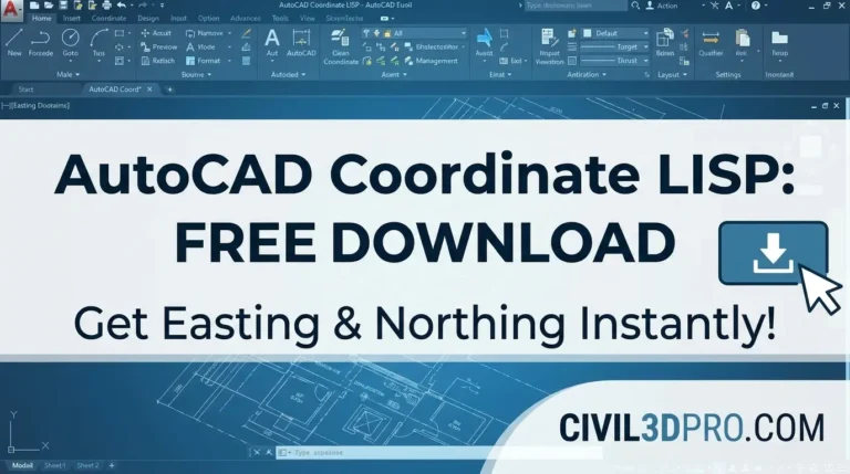 AutoCAD Coordinate LISP Free Download