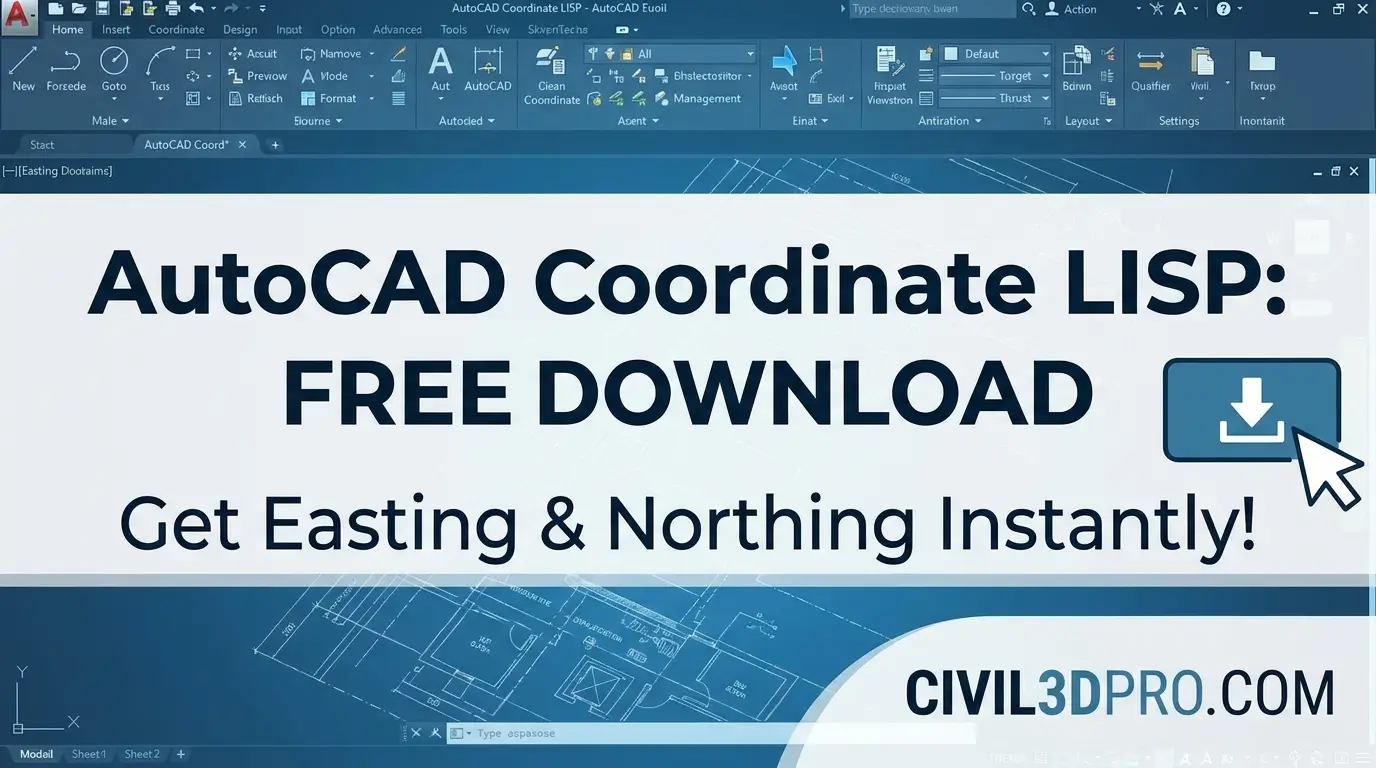 AutoCAD Coordinate LISP Free Download