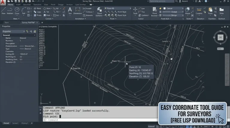 Free AutoCAD LISP for Surveyors Download
