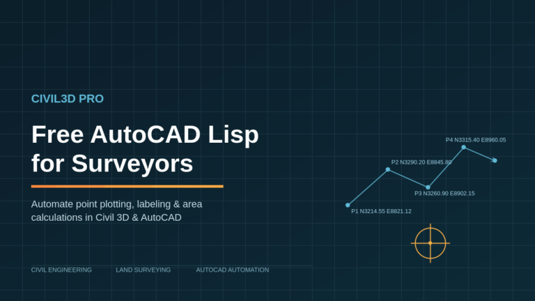 Free AutoCAD Lisp for Surveyors