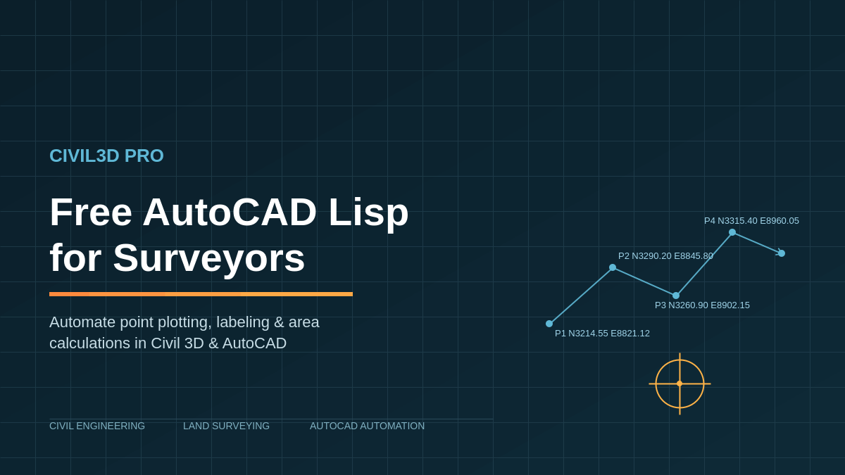 Free AutoCAD Lisp for Surveyors