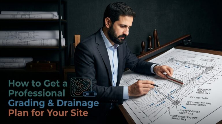 How to Get a Professional Grading and Drainage Plan for Your Site