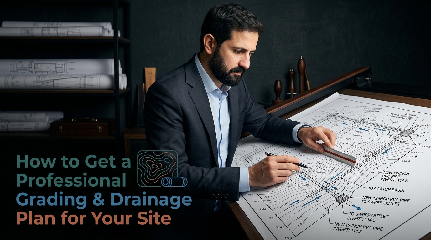 How to Get a Professional Grading and Drainage Plan for Your Site