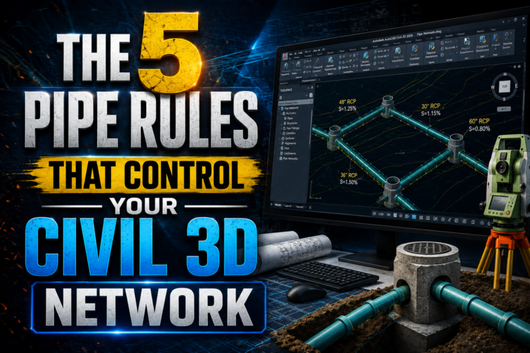 The 5 Pipe Rules That Control Your Civil 3D Network