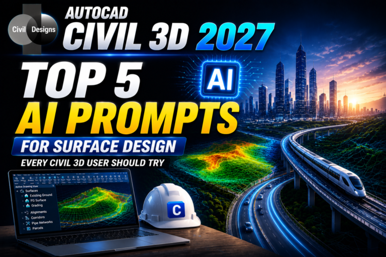 Top 5 AI Prompts for Surface Design in AutoCAD Civil 3D 2027