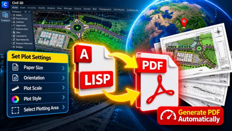 Automate PDF Plotting in Civil 3D with LISP